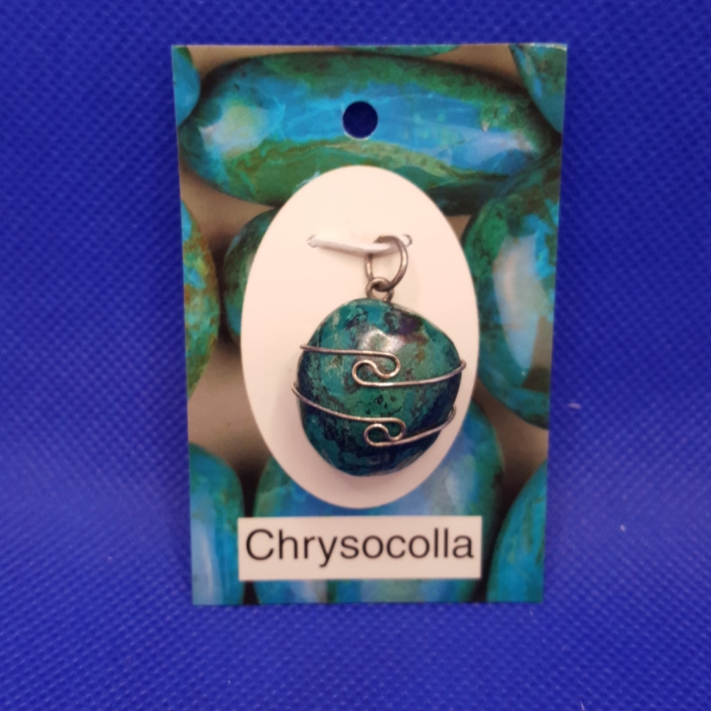 Chrysocolla Pendant